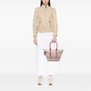 Burberry Small Haymarket Check Coated Canvas Salisbury Tote Secondhand