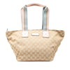 Gucci GG Canvas Web Tote Secondhand