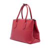 Secondhand Prada Saffiano Cuir Turnlock Twin Satchel