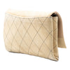 Secondhand Chanel Quilted Suede Retro Label Flap