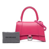 Secondhand Balenciaga Small Shiny Box Calfskin Hourglass Satchel