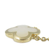 Secondhand Van Cleef and Arpels 18K Yellow Gold and Mother of Pearl Pure Alhambra Pendant Necklace