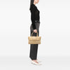Secondhand Bottega Veneta Small Suede and Shearling Maxi Intrecciato Arco Tote