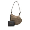 Secondhand Fendi Zucchino Oyster Shoulder Bag