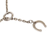 Secondhand Hermès Palladium Plated Vulcanium Cheval Pendant Necklace