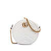 Gucci Mini GG Marmont Matelasse Calfskin Round Crossbody Secondhand