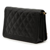 Secondhand Chanel Quilted Caviar Boy Wallet on Chain