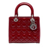 Secondhand Dior Medium Patent Cannage Lady Dior