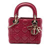 Secondhand Dior Mini Lambskin Cannage Lady Dior