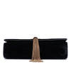Secondhand Saint Laurent Small Suede Monogram Kate Tassel Crossbody