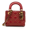 Secondhand Dior Mini Lambskin Cannage Studded Supple Lady Dior