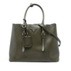Prada Large Saffiano Cuir Double Handle Satchel Secondhand