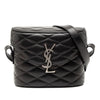 Saint Laurent Quilted Lambskin Monogram June Box Bag Secondhand