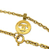 Secondhand Chanel CC Gold Plated Medallion Chain Necklace