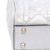 Secondhand Dior Mini Metallic Grained Calfskin Cannage Lady Dior