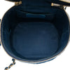 Chanel Quilted Denim Trip Vanity Case with Chain Secondhand