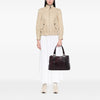Gucci Medium Guccissima Trimmed Calfskin Bamboo Libeccio Tote Secondhand