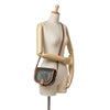 Celine Medium Triomphe Coated Canvas Folco Crossbody Secondhand