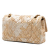 Secondhand Chanel Medium Classic Embroidered Canvas Double Flap