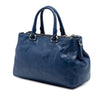 Prada Soft Calf Double Zip Convertible Tote Secondhand