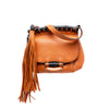 Gucci Small Leather Bamboo Nouveau Fringe Crossbody Secondhand