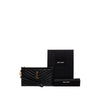 Saint Laurent Grain De Poudre Chevron Monogram Bill Pouch Secondhand