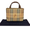 Burberry Haymarket Check Coated Canvas Handbag Secondhand