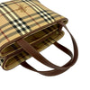Burberry Haymarket Check Coated Canvas Handbag Secondhand