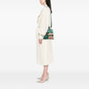 Gucci Small Calfskin Blooms Bamboo Daily Satchel Secondhand