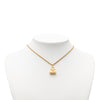 Secondhand Dior Gold Plated CD Logo Bag Pendant Necklace