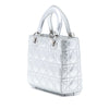 Secondhand Dior Small Metallic Grained Calfskin Cannage My ABCDior Lady Dior