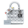Secondhand Dior Small Metallic Grained Calfskin Cannage My ABCDior Lady Dior
