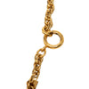 Chanel CC Gold Plated Textured Pendant Necklace Secondhand