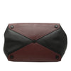 Prada Bicolor Soft Calf Double Turnlock Satchel Secondhand