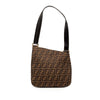 Fendi Zucca Canvas Shoulder Bag Secondhand