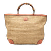 Secondhand Gucci Raffia Bamboo Childrens Tote