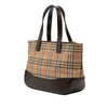 Secondhand Burberry Haymarket Check Canvas Tote