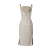 Secondhand 6267 Cotton Ottoman Dress with Front Pleats - '00s