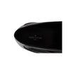 Secondhand Louis Vuitton Black and Monogram Canvas Moccasin - '20s