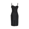 Secondhand Vivienne Westwood Black Dress with Front Pleats - '10s