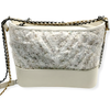 Secondhand Chanel Chevron Tweed Gabrielle Bag - '10s