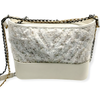 Secondhand Chanel Chevron Tweed Gabrielle Bag - '10s