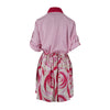 Secondhand Rubino Gaeta Peony Print Shirt Dress - '20s