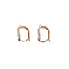 Art Deco Two-Tone Gold Diamond Dormeuse Earrings - '30s