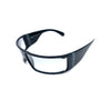 Secondhand Versus Acetate Sunglasses with Clear Lens - '90s