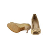 Secondhand Fendi Asymmetric Bow Peep-toe Pumps - '10s