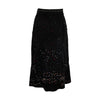 Secondhand Valentino Studded Suede Midi Skirt - '10s