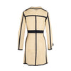 Secondhand Moschino Mesh Belted Trench Coat - '10s