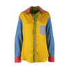 Secondhand Rubino Gaeta Colorblock Cross Shirt - '20s