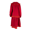 Secondhand Yves Saint Laurent Vintage Smock dress with Fringe - '70s